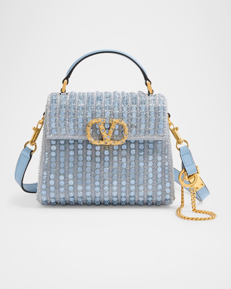 VSLING Mini Crystal Top-Handle Bag